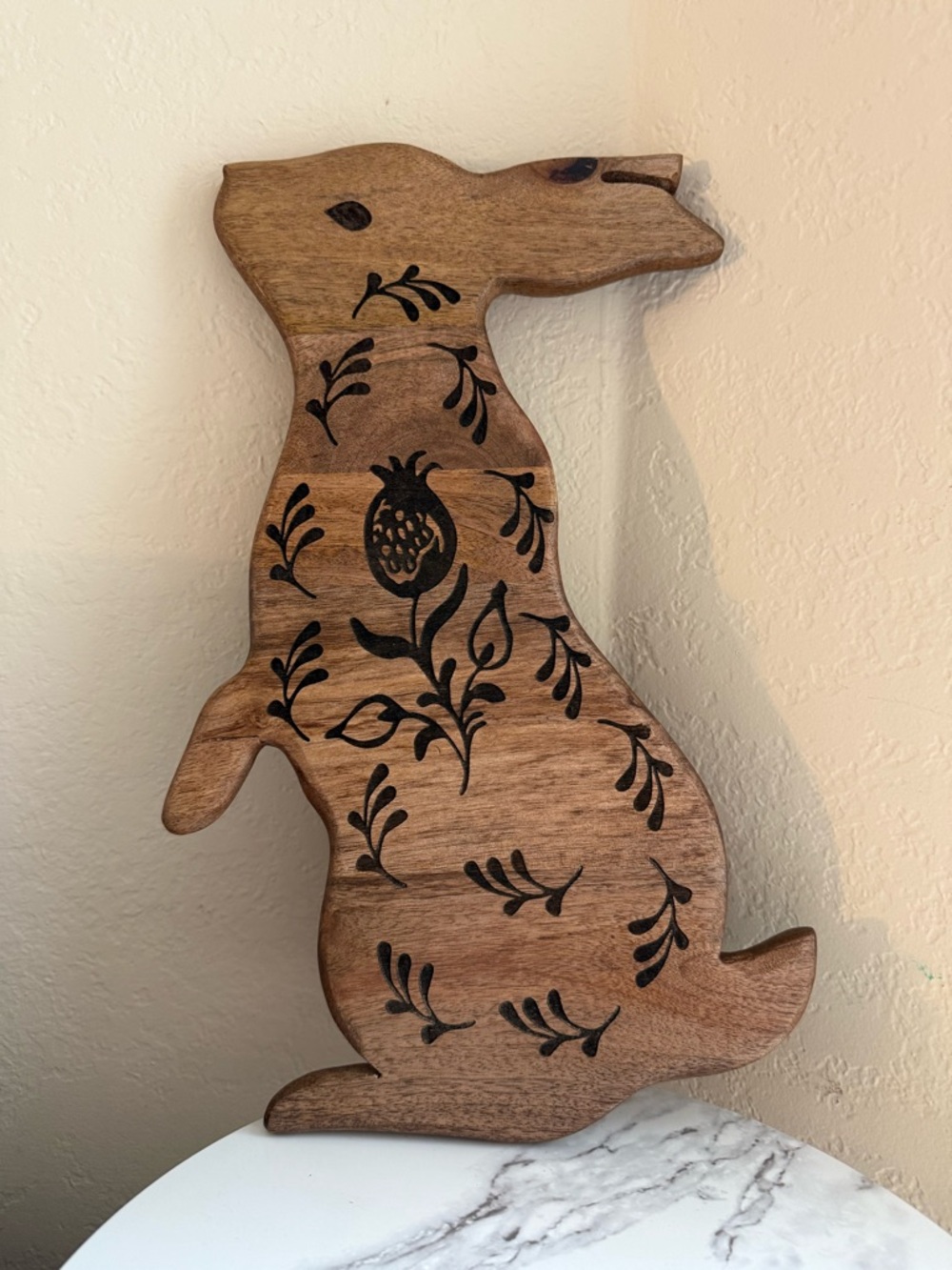 Threshold Bunny Wood Serving Board Charcuterie Cheese Board